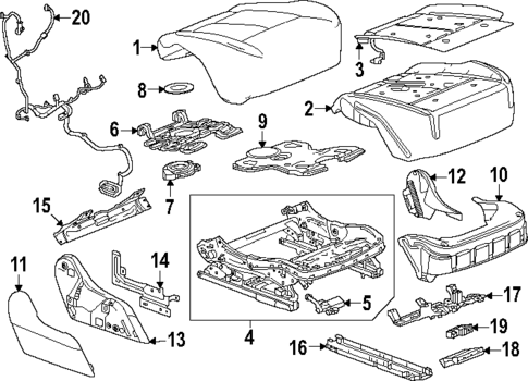 Second Row Seats for 2025 Cadillac ESCALADE IQ #5