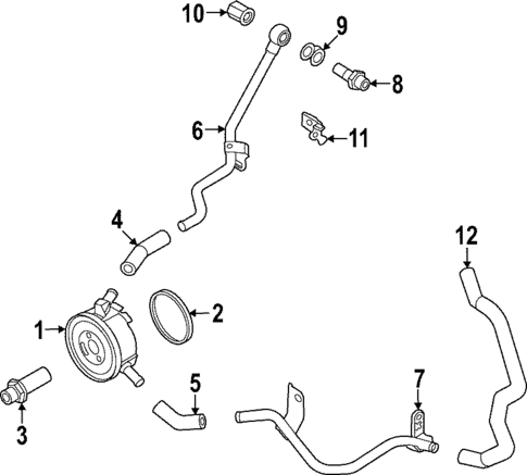 Oil Cooler for 2023 Nissan Pathfinder #0