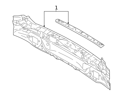 Rear Body for 2023 Subaru Impreza #1