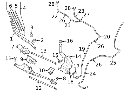 Wiper & Washer Components for 2011 Mazda 2 #0