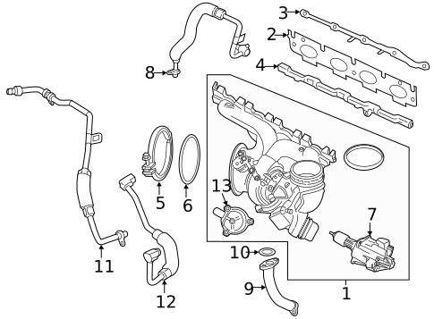 Turbocharger & Components for 2021 BMW X2 #0