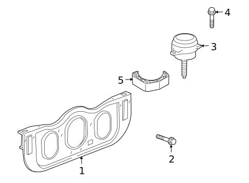 Engine Mounting for 2007 Porsche 911 #0