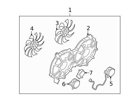 Cooling Fan for 2010 INFINITI G37 #0