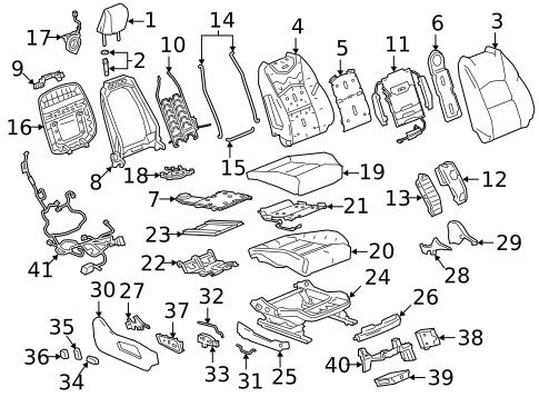 Heated Seats for 2022 Cadillac XT4 #4