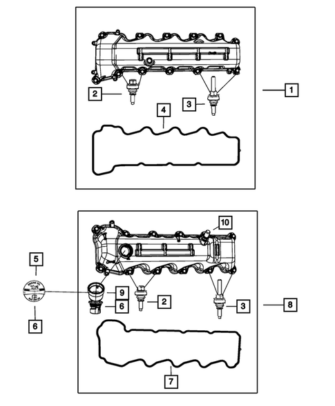 Cylinder Head for 2008 Dodge Dakota #1