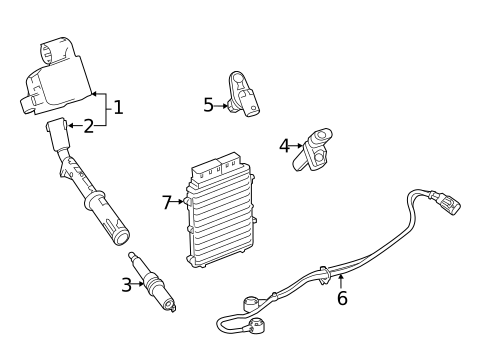 Ignition System for 2016 Mercedes-Benz GL63 AMG #0
