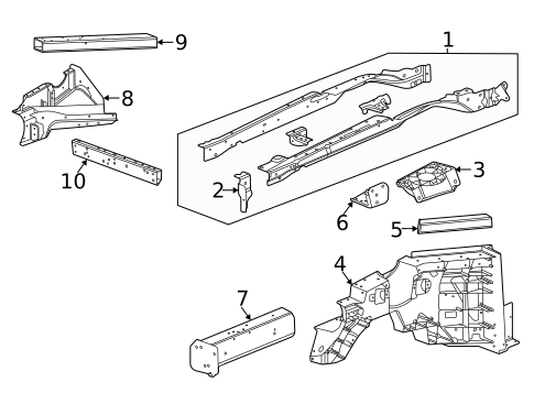 Structural Components & Rails for 2022 Chevrolet Corvette #0