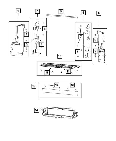 Radiator and Related Parts; Charge Air Cooler for 2023 Jeep Grand Wagoneer #3