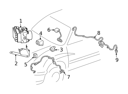 Anti-Lock Brakes for 2005 Toyota Tundra #3