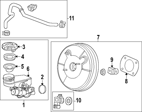 Master Cylinder - Components On Dash Panel for 2024 Acura Integra #1