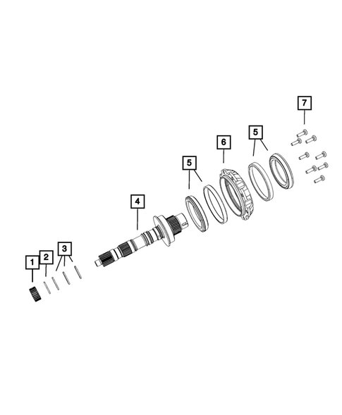 Gear Train for 2017 Dodge Journey #5