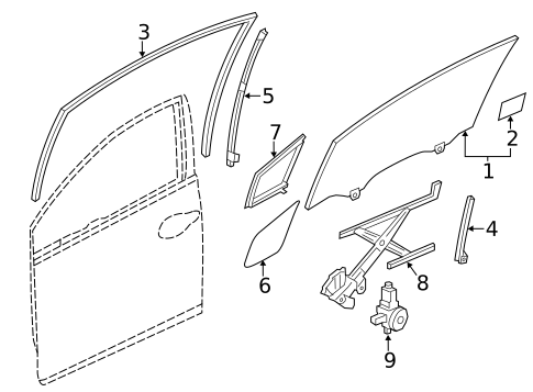 Front Door for 2012 Honda Civic #2