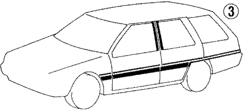 Stripe Tape for 1990 Dodge Colt #0