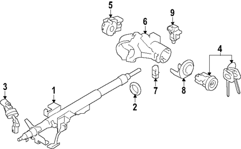 Ignition Lock for 2024 Subaru Impreza #0