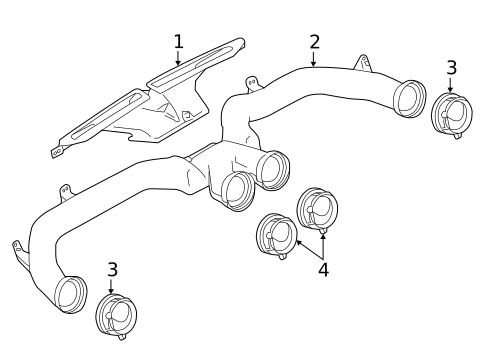 Evaporator Components for 2012 Nissan Versa #1