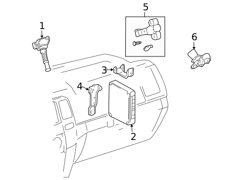 Powertrain Control for 2006 Lexus GX470 #0