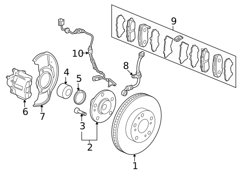 Rear Brakes for 2005 Honda CR-V #1
