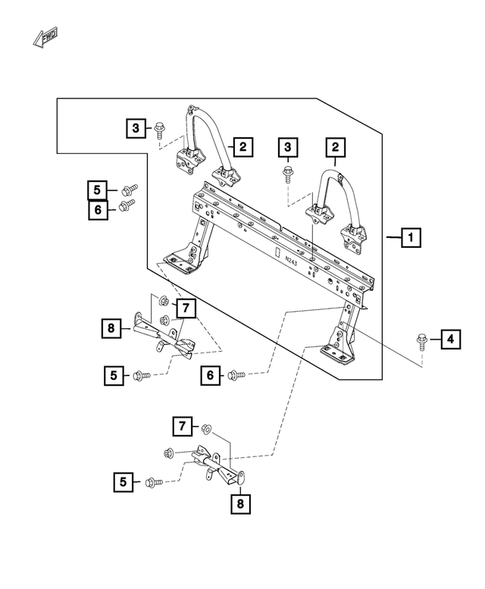 Aperture Panel and Pillar Supports for 2019 Fiat 124 Spider #2
