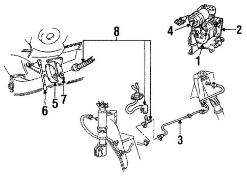 Auto Leveling Components for 1997 Oldsmobile Regency #0