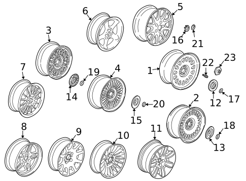 Wheels & Trim for 2001 BMW 740iL #0