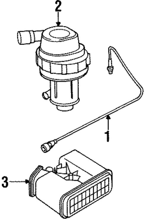 Emission Components for 1998 BMW M3 #0