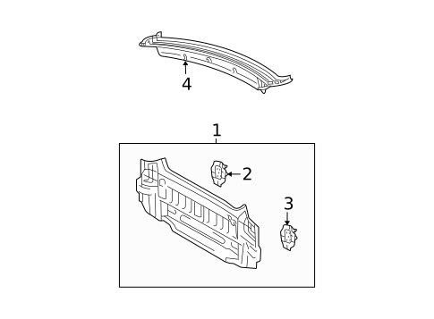 Rear Body for 2007 Toyota Solara #1