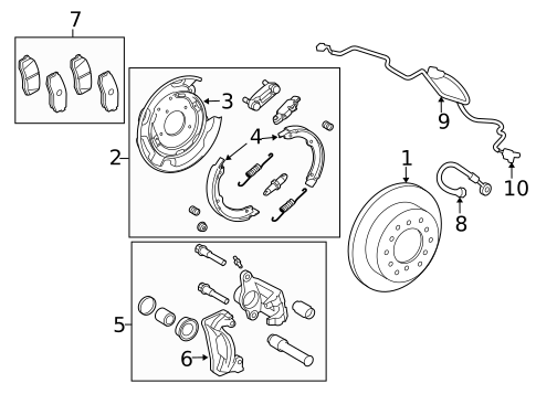Parking Brake for 2021 Toyota Tundra #0