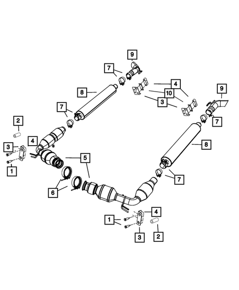 Exhaust System for 2014 SRT Viper #0
