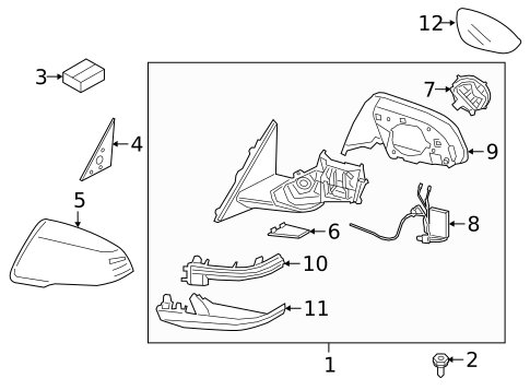Outside Mirrors for 2021 BMW Z4 #0
