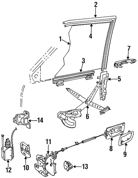 Door for 1997 Volvo 960 #0