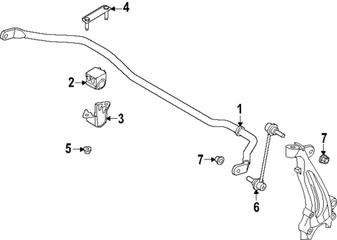 Stabilizer Bar & Components for 2025 Ford Expedition #2