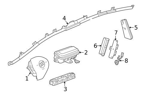Air Bag Components for 2017 Buick LaCrosse #0