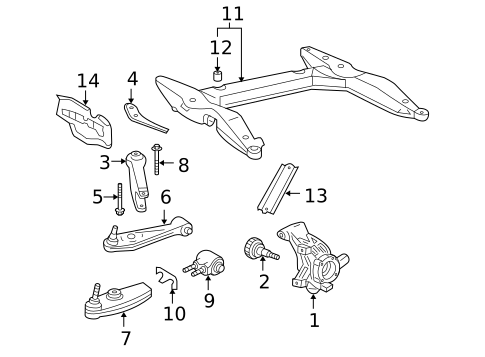 Suspension Components for 1999 Porsche 911 #1