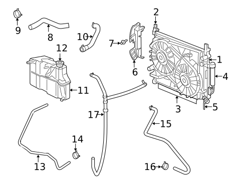 Radiator & Components for 2005 Chrysler 300 #0