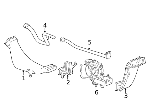 Ducts for 2018 Cadillac XT5 #1