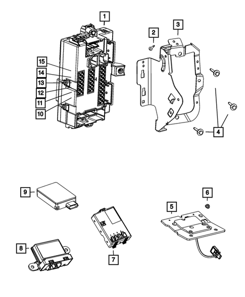 Keys, Modules and Engine Controllers for 2014 Dodge Dart #1