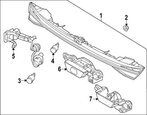 Backup Lamps for 2023 Hyundai Elantra #1