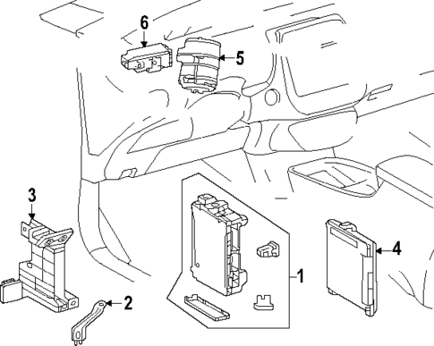 Fuse & Relay for 2023 Toyota Prius #1