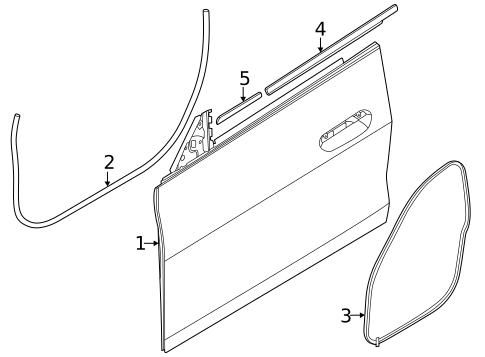 Door & Components for 2024 BMW 330i #10