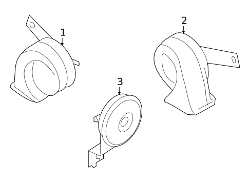Horn for 2024 Nissan GT-R #0
