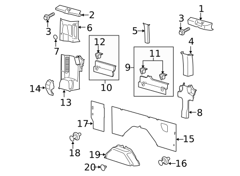 Interior Trim - Side Panel for 2021 Ford Transit-150 #13
