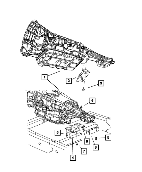 Engine Mounting for 2007 Chrysler Aspen #3