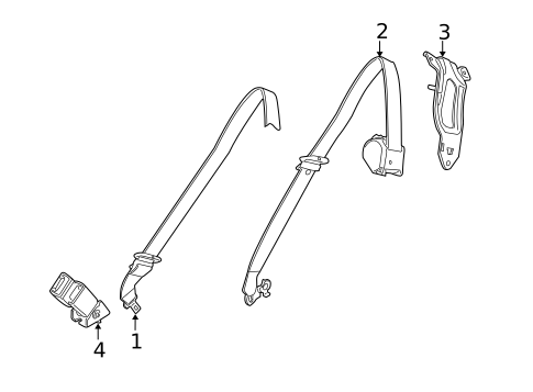 Seat Belt for 2017 BMW X5 #2