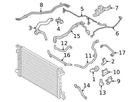 Hoses & Lines for 2024 Audi A8 Quattro #0