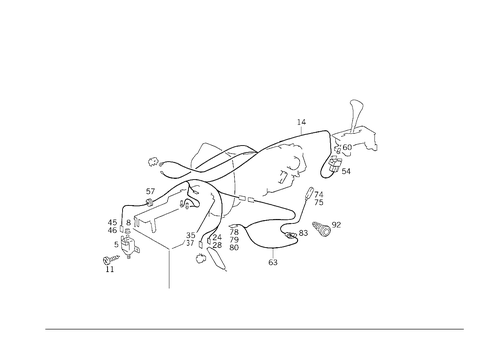 Electrical Parts Used for Automatic Transmission for 1988 Mercedes-Benz 300E #1