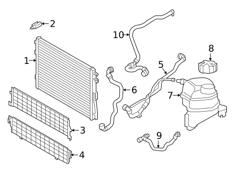 Intercooler for 2022 BMW M340i #0
