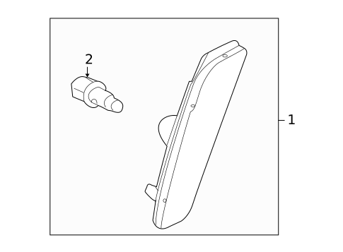 Side Marker Lamps for 2008 Saturn Astra #0