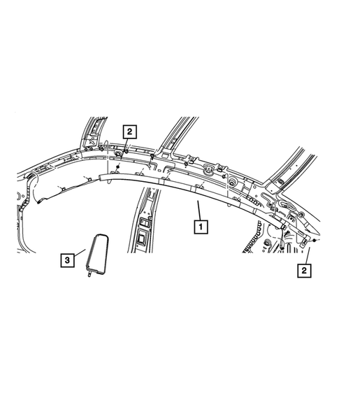 Air Bags for 2011 Chrysler 200 #1