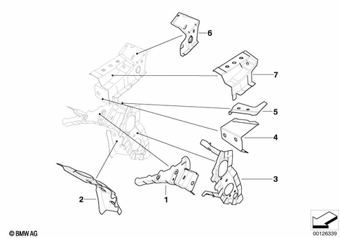 Front Body for 2005 BMW 545i #6