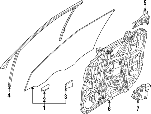 Front Door for 2025 Genesis GV60 #0